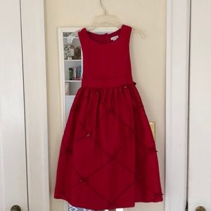Girl’s Red Holiday Dress
